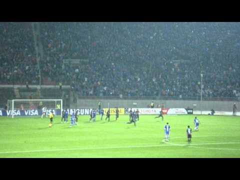 6-0 Universidad de chile - d.quito / MOMENTO del 1er gol