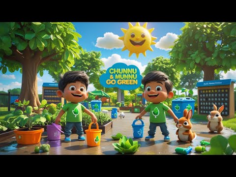 Chunnu & Munnu Go Green | Eco Rhymes for Kids | Learn to Love Nature with Fun Songs