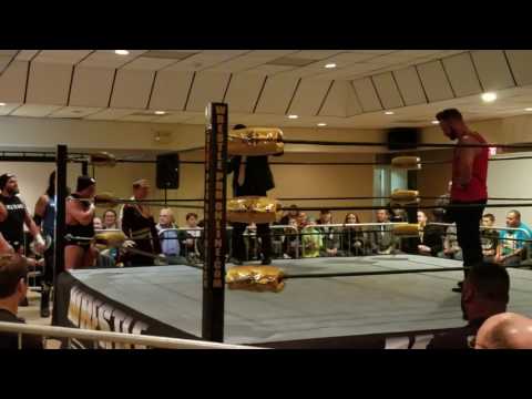 Wrestlepro: pat buck addressing the crowd