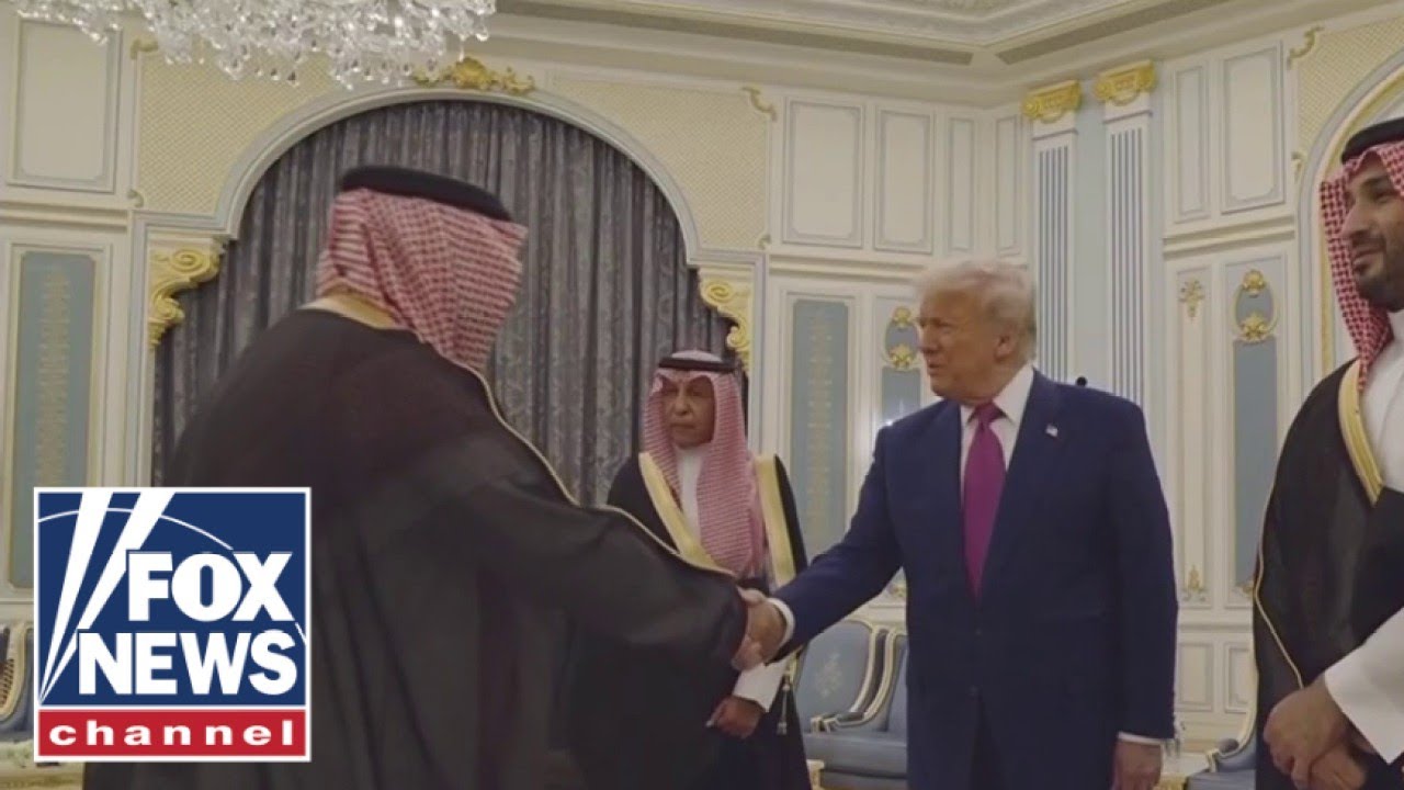 Trump greeted by Saudi royal delegation during historic Mideast visit