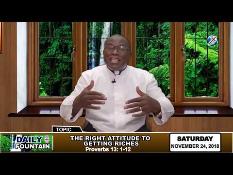 DAILY FOUNTAIN OF NOVEMBER 24, 2018 - VEN. CHARLES OSEMENAM