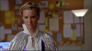 Glee - Superhero meeting and they discover somebody stole the nationals trophy 4x07