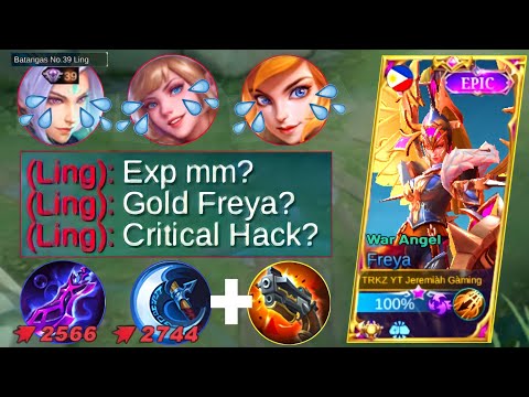 THIS IS WHY FREYA ALWAYS META IN GOLD LANE!🔥 | FREYA BEST BUILD 2022 | MUST WATCH | MLBB✓