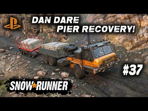 SNOWRUNNER /ON PS4/ #37 /DAN DARE PIER RECOVERY/ Russia GAMEPLAY.