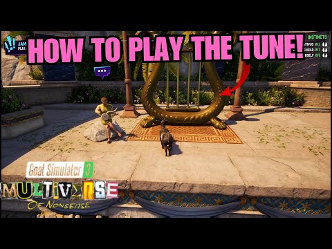 How to Complete JAM WITH THE BARD EVENT! Goat Simulator 3 Multiverse of Nonsense DLC UPDATE