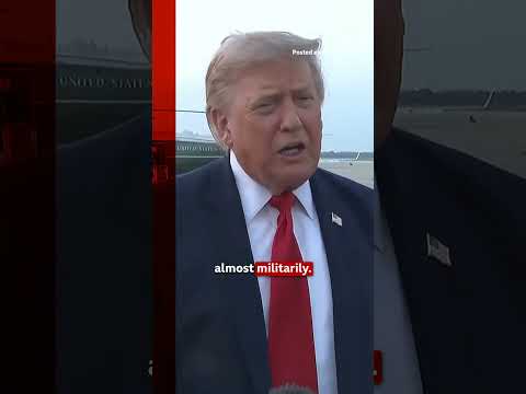 President Trump says strikes on Iran 'in honour' of US personnel killed. #BBCNews