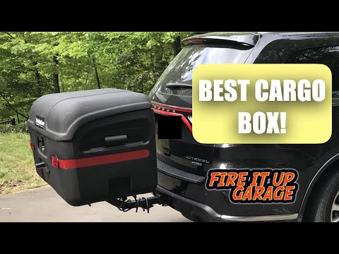 Best Cargo Box Review- STOWAWAY2 MAX Cargo Carrier - Hitch Mount vs. Rooftop car truck SUV Jeep