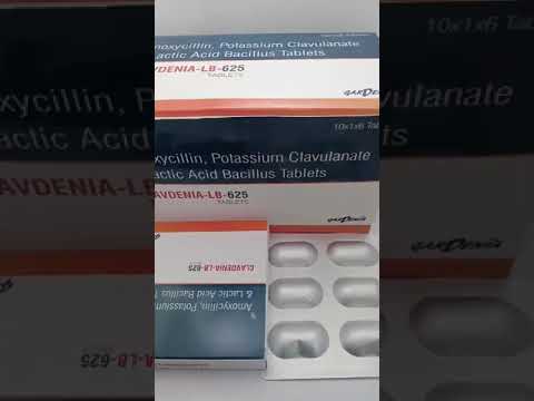 Amoxycillin Lactic Acid Bacillus Tablets, 625 mg, Prescription