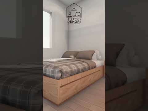Kamar tidur sempit? Yuk, eksplorasi desain minimalis yang bikin ruang terasa lebih luas! 🌿✨