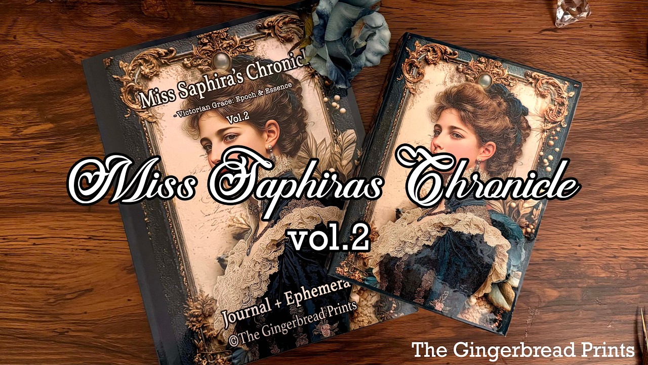 ASMR Laminated Journal Covers | Miss Saphira's Chronicle vol.2 | @thegingerbreadprints