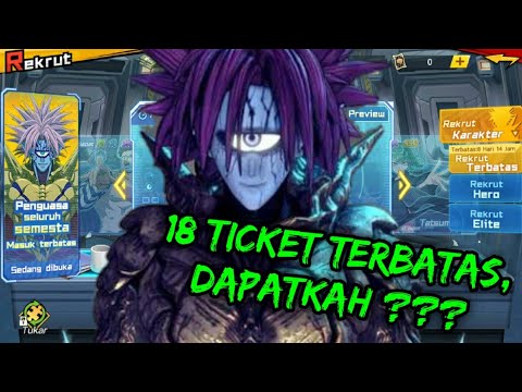 Summon BOROS OPM - 18 Ticket Terbatas for Gacha Boros One Punch Man the Strongest