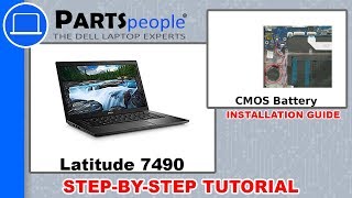 Dell Latitude 7490 (P73G002) CMOS Battery How-To Video Tutorial