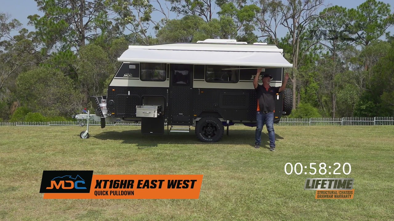 Quick Pack down: MDC XT16HR East West Overlanding Travel Trailer
