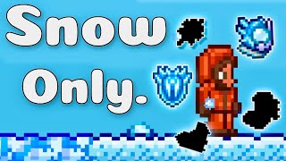 Can you beat Terraria with SNOW GEAR only (Impossible Challenge)