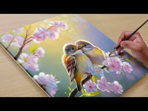 Painting a Lovely Morning / Acrylic painting / Art paintings
