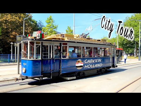 Amsterdam City Tour part 2 Museum Tram CABVIEW HOLLAND 2021 [Tramway] 5 sep 2021