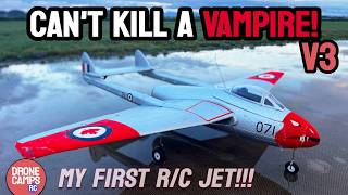 MY First R/C Jet! - Durafly Vampire V3 70mm RC Jet.