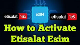 How to Convert To E-SIM Etisalat and Du for free online