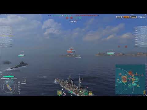 WOWS | HINDENBURG | CLOSE COMBAT BATTLESHIPS KILLER