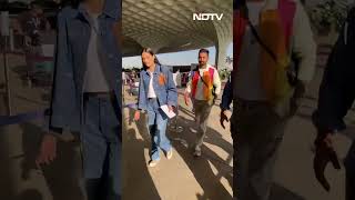 Newlyweds Athiya Shetty And KL Rahul Spotted At Airport