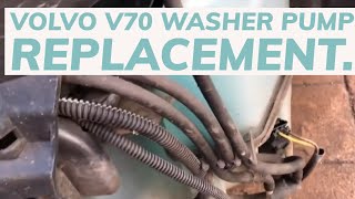 Volvo V70 D5 Washer Pump Replacement / Front Bumper Removal