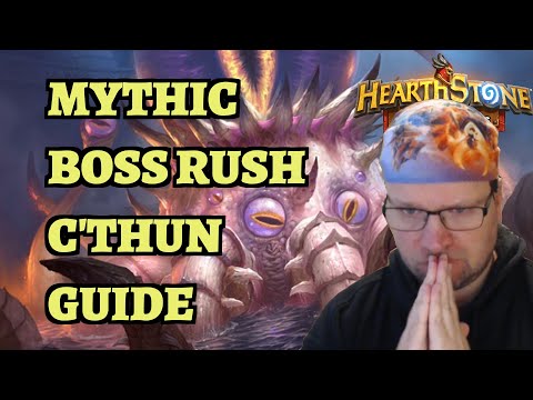 Mythic C'Thun Guide - Hearthstone Mercenaries Boss Rush Level 340 Day 1