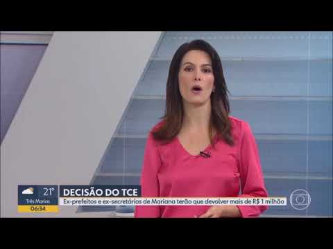 Bom dia Minas - TCEMG condena ex-prefeitos e ex-secretários de Mariana a devolver mais de R$ 1 milh