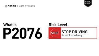 dtc p2076 quickly Fix