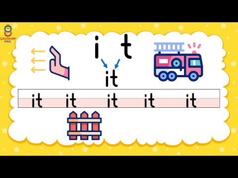 it Okuma Çalışması - Yeni Müfredat Okuma Yazma Öğretimi - 1.sınıf i harfi hece ve kelime okuma