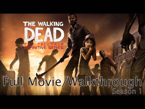 The Walking Dead Game Season 1 Full Walktrough 60FPS Movie Telltale Definitive Edition All Cutscenes