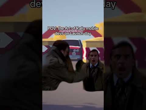 POV: the Art of Rally mobile devs celebrating launch day! - YouTube
