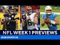 NFL Analyst on Steelers, Browns, Chargers, & MORE Week 1 Action | CBS Sports HQ