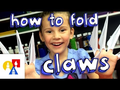 How To Fold Paper Claws