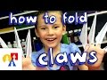 How To Fold Paper Claws