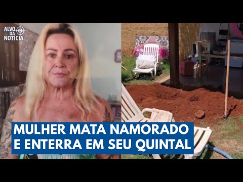 Mulher de 60 anos mata o namorado com 40 tesouradas e enterra no quintal | Alvo da Notícia