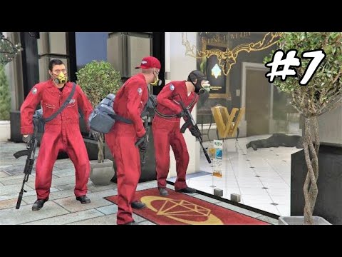 GTA 5 PS5 Remaster - Part 7 - First Heist ( 100% Walkthrough Gameplay)