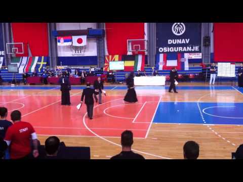 Buducnost A (nito-ryu player) vs Royal C - Fukusho match, Team Competition