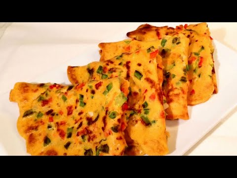 Vegetables crepes with spices | Recette de crêpes aux légumes et épices