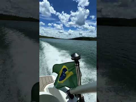 Navegando pelas Águas do lago Corumbá IV em Alexânia GO. #meulagocorumba