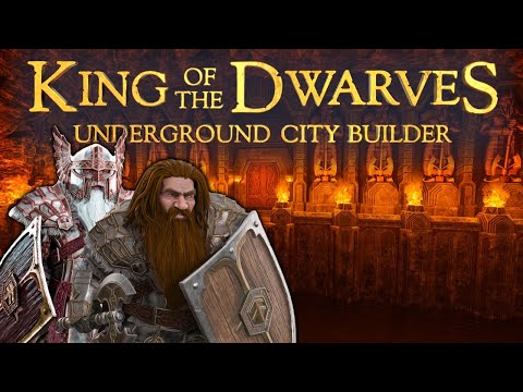 A New Mountain Fortress Building Strategy Sandbox! - King of the Dwarves