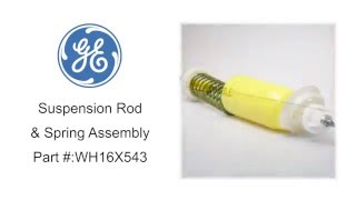 GE Suspension Rod & Spring Assembly Part # WH16X543