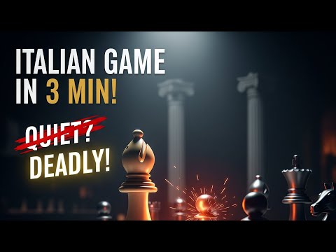 Italian Game Main Line in 3 Minutes — Giuoco Piano Explained!