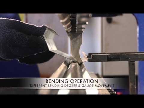 Working of press break machine