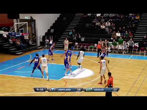 Jamtland-Nassjo Milos Latkovic highlights