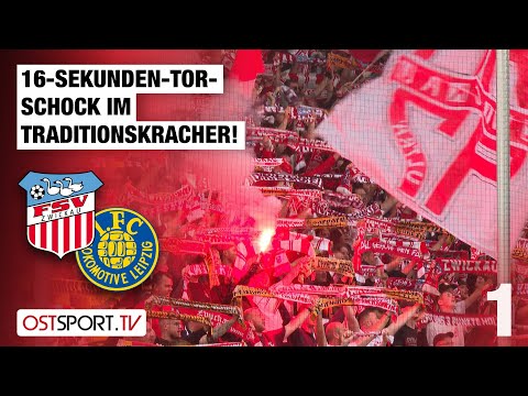 16-Sekunden-Tor-Schock im Traditionskracher! Zwickau - Lok Leipzig | Regionalliga Nordost