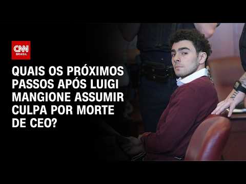 Luigi Mangione se declara culpado pela morte de CEO de planos de saúde | CNN BRASIL