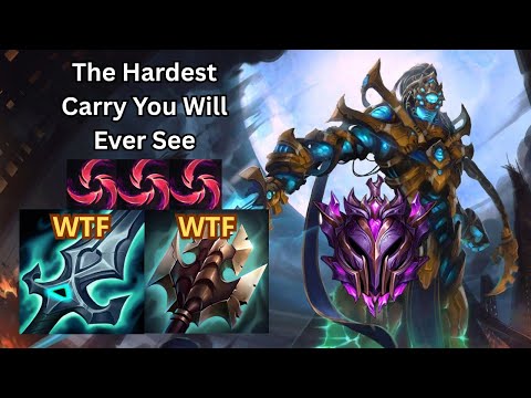 MASTER YI TOP HARDEST 1V9 CARRY YOU WILL EVER SEE IN HIGH ELO (ABSOLUTE CINEMA)