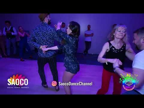 Panagiotis Aglamisis and Bengü Satıs Salsa Dancing at Istanbul Social Dance Marathon, Sat 02.02.2019