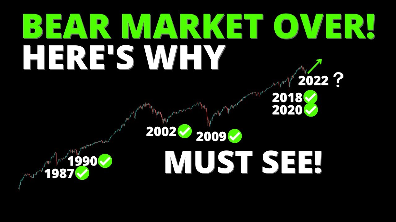 The BEAR MARKET is OVER! Here's WHY! (MUST SEE!)