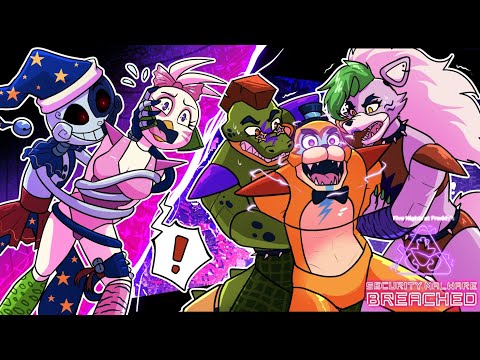 Gregory & Monty X Roxanne Wolf SAVE Glamrock Freddy?! | Security Malware Breach (FNAF Animation)